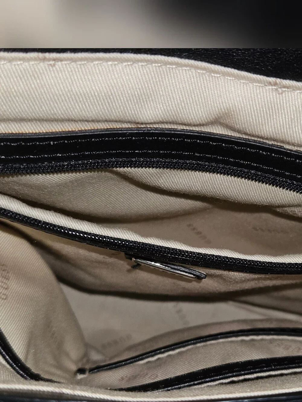 GUESS Shawna Black Faux Leather Logo Top Handle Satchel